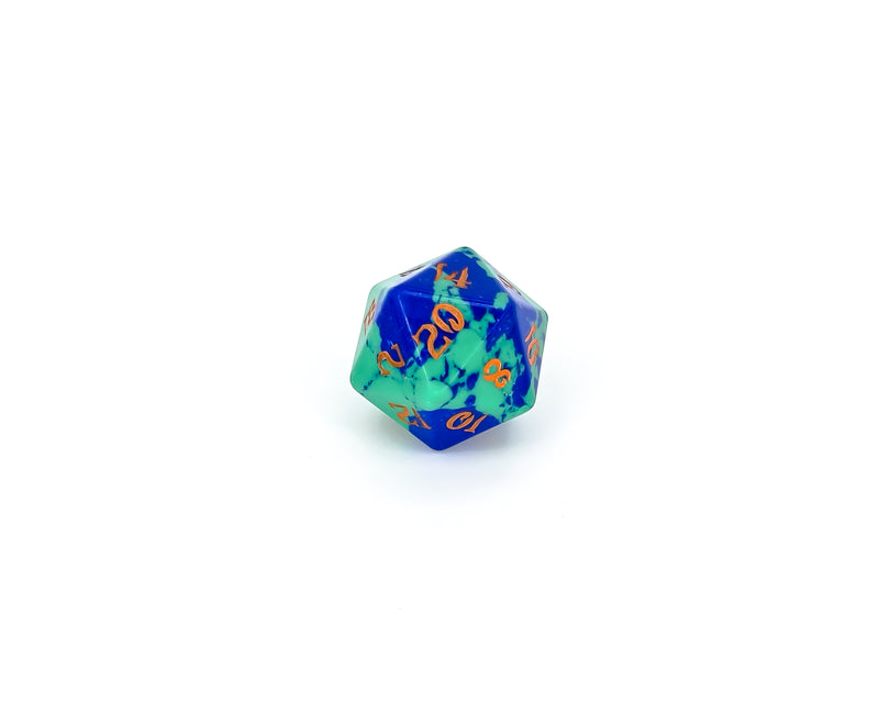 Phoenix Lapis d20 in Orange