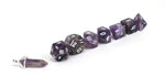 Amethyst Semi Precious Stone Dice Set of 7