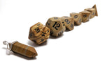 Egyptian Marble Semi Precious Stone Dice Set