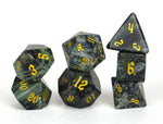 Kambaba Jasper Semi Precious Stone Dice Set of 7