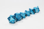 Light Blue Aluminium Set of 7