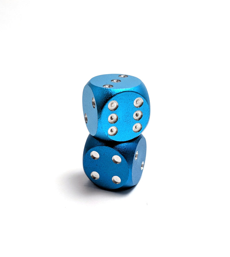 Light Blue Aluminium Mini D6