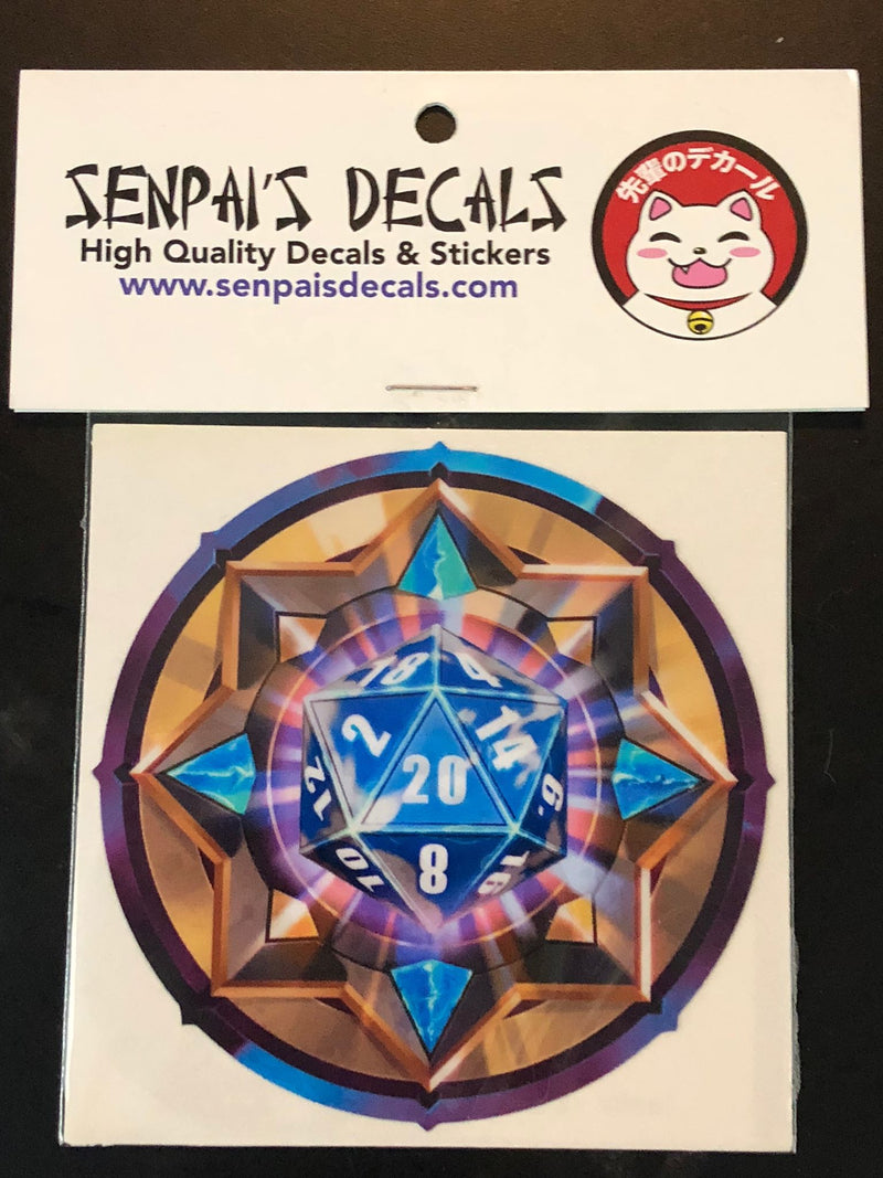 Senpai Decals - Blue/White D20