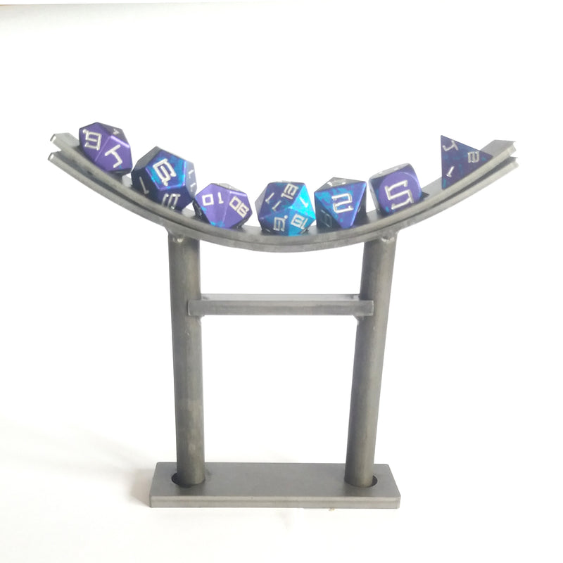 Steel Pergola Dice Display - Jordan Britt Sculptures